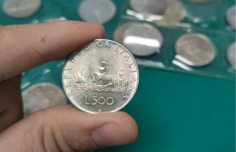 Le vecchie 500 lire d argento con errore sulle caravelle il valore è