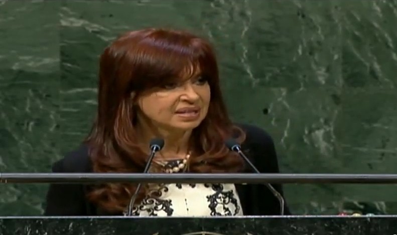 Cristina Fernandez Kirchner assemblea onu