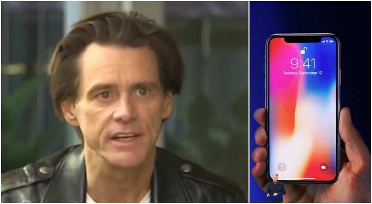 Jim Carrey il nuovo iPhone X di Apple è progettato per schiavizzare l'umanità
