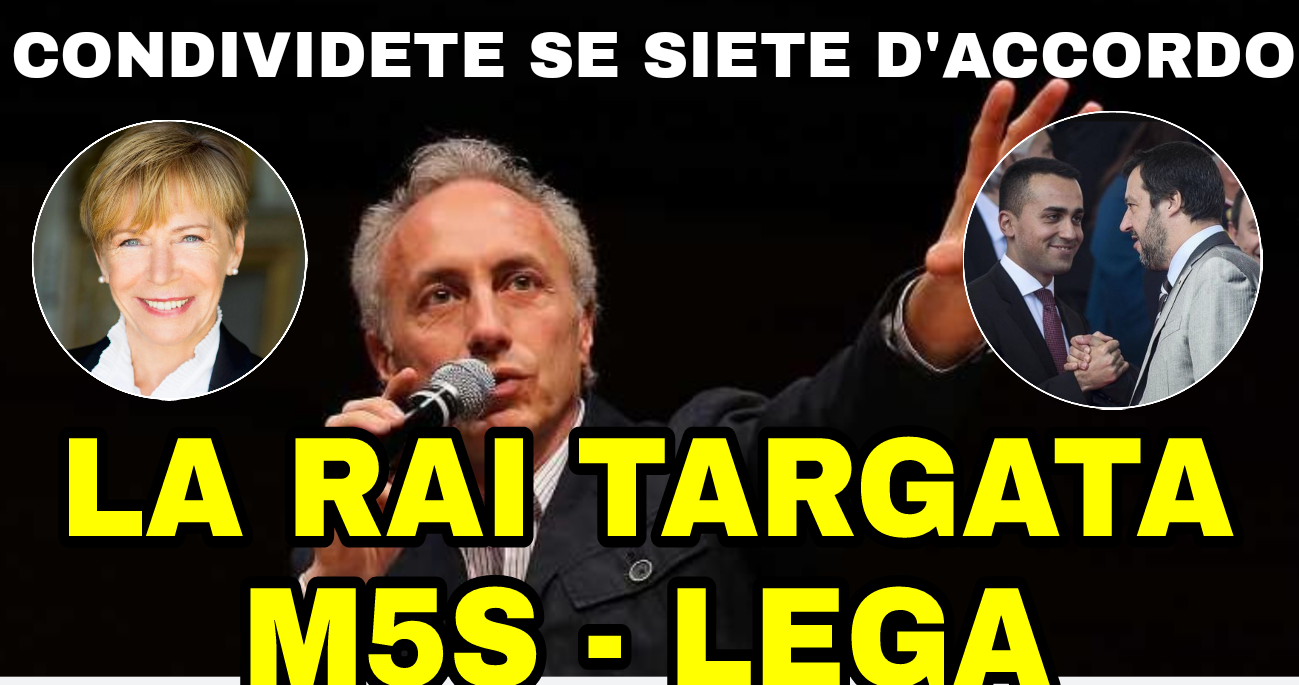 la rai targata m5s lega