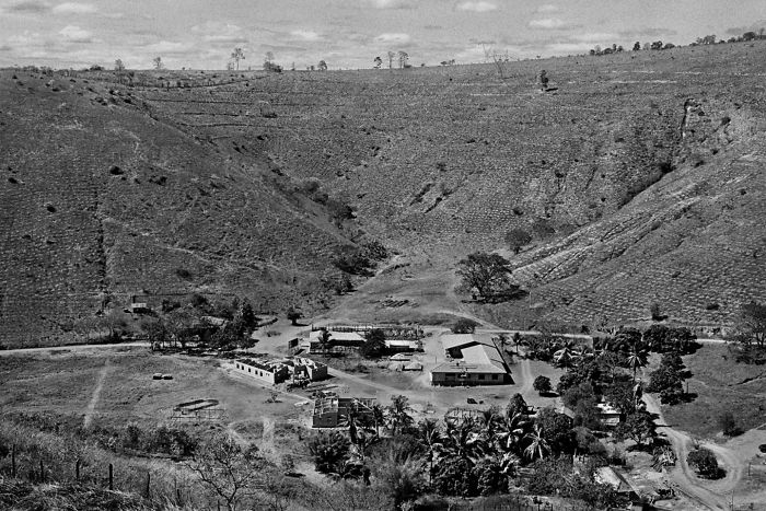 la fattoria Bulcão di Aimorés, nello stato brasiliano di Minas Gerais deserta