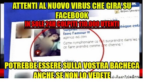 virus pornografico facebook