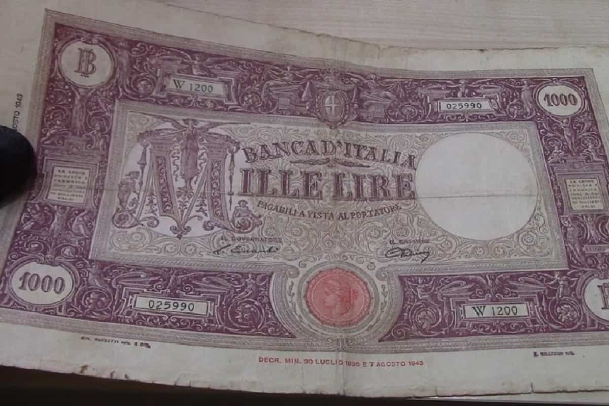 Mille lire Grande M del 1943