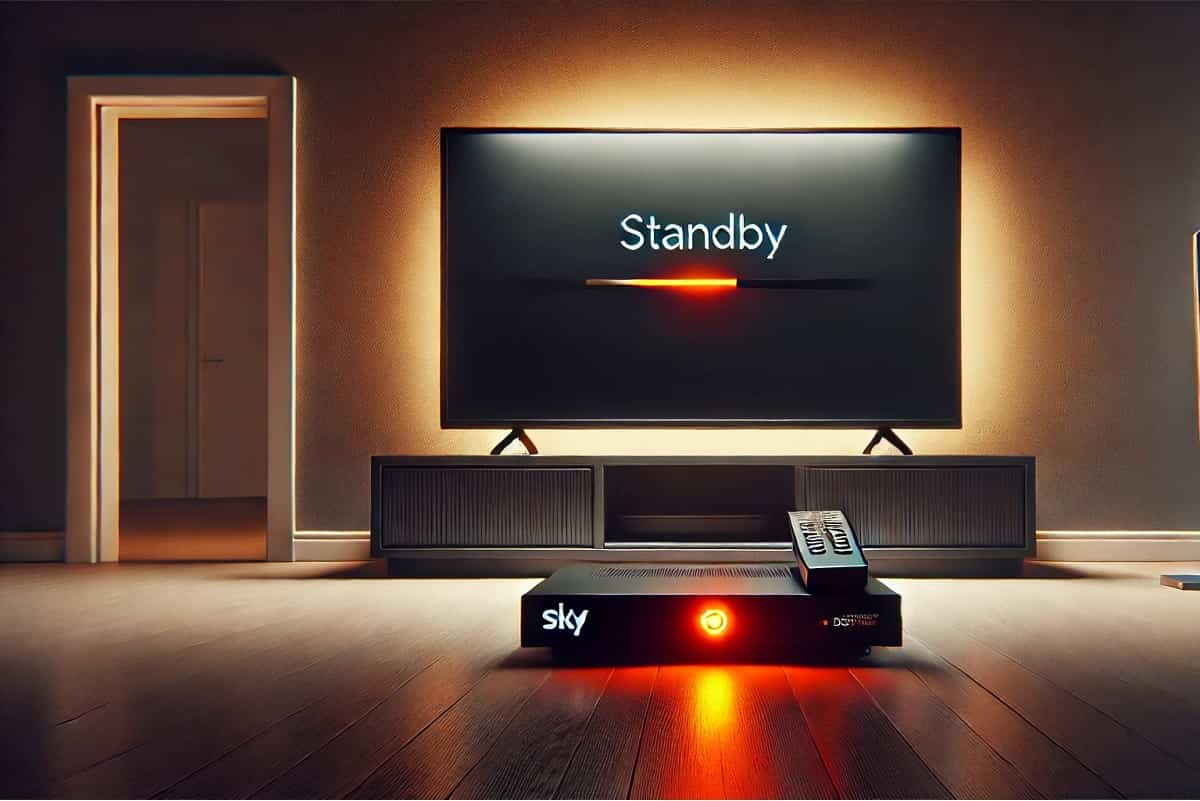 Tv e decoder in modalità standby