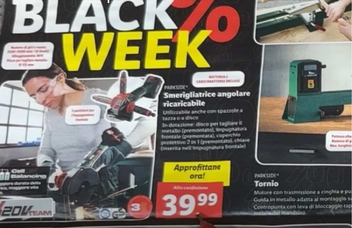 Black Week Lidl Parkside