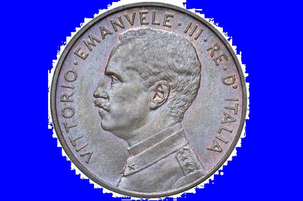 10 centesimi del 1908 di Vittorio Emanuele III