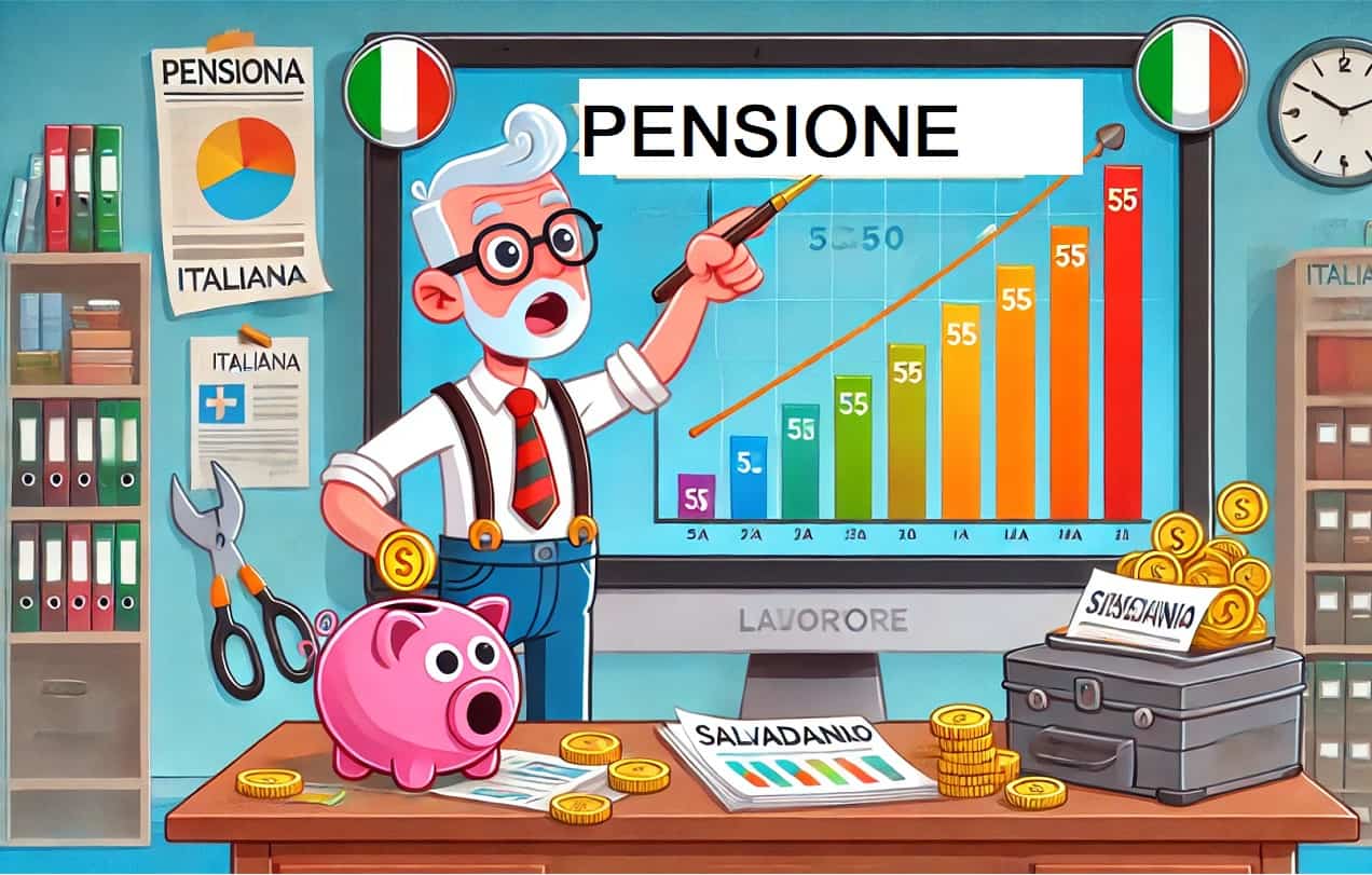 calcolo pensione su 1000 euro di stipendio